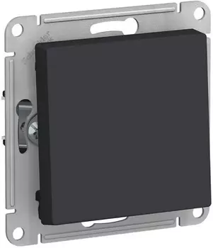 Выключатель одноклавишный Systeme Electric ATN001021 AtlasDesign 2-полюсный, 10А, механизм, Карбон