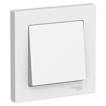 Выключатель одноклавишный Systeme Electric ATN001312 AtlasDesign сх.1, 10АХ, в сборе, Лотос