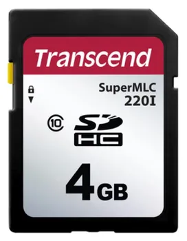 Карта памяти SDHC 4GB Transcend TS4GSDC220I SuperMLC SDC220I