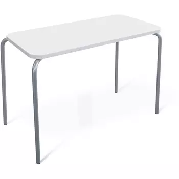 Стол 100/50 белый матовый/хром лак Sheffilton SHT-T35 9873642301