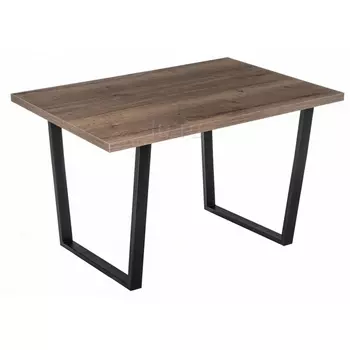 Стол Woodville Эльпатия 110 дуб велингтон / черный матовый 420990