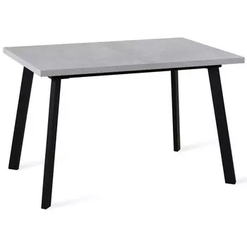 Стол HB140 Бетон (ЛДСП EGGER)/опоры черные Dikline 00-00056857