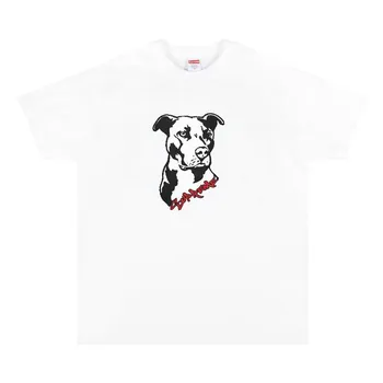 Футболка Supreme Pitbull Tee 'White', белый