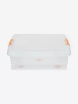 Короб для xранения IRIS OHYAMA THIN BOX 35л, прозрачный, Серый