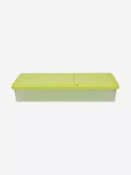 Короб для xранения IRIS OHYAMA UNDER-BED PLASTIC BOX 46л, зеленый, Зеленый