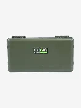 Коробка карповая монтажная с поводочницей на магнитах LOGIC CARP MAGNET COMBO RIG BOX LC-MCRB, Серый