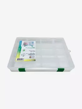 Коробка рыболовная для приманок Fisherbox 310B (31x23x06) большая, Белый
