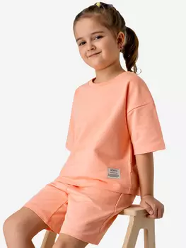 Костюм для девочек оверсайз Bonito kids, Оранжевый