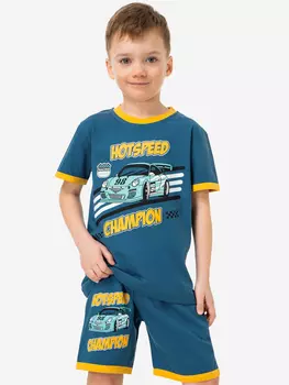 Костюм для мальчиков с шортами Bonito kids, Синий