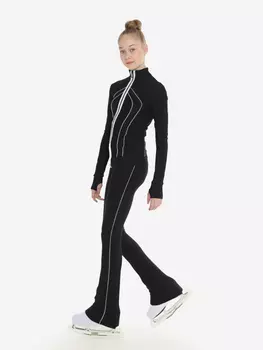 Костюм спортивный для фигуристов "КАНТ 2" IceDress, Черный