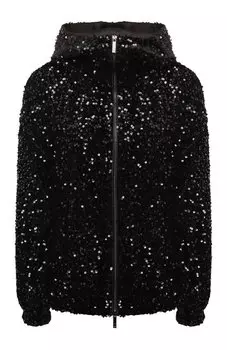 Толстовка с отделкой пайетками Emporio Armani