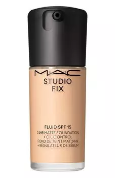 Тональная основа Studio Fix Fluid SPF 15 24HR Matte Foundation + Oil Control, NC16 (30ml) MAC
