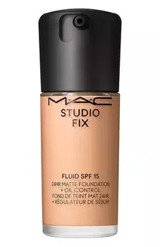 Тональная основа Studio Fix Fluid SPF 15 24HR Matte Foundation + Oil Control, N6 (30ml) MAC