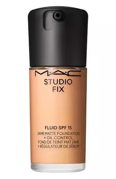 Тональная основа Studio Fix Fluid SPF 15 24HR Matte Foundation + Oil Control, NW15 (30ml) MAC