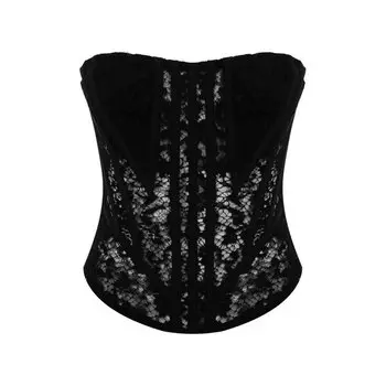 Топ из хлопка и вискозы Dolce & Gabbana