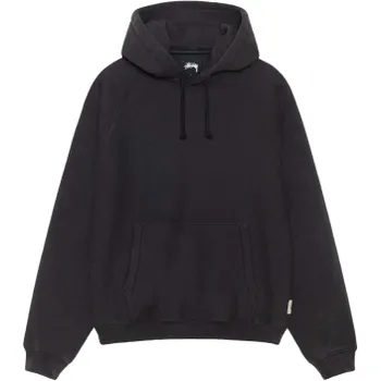 Толстовка с капюшоном из флиса с рукавами реглан Stussy, оливково-зеленый