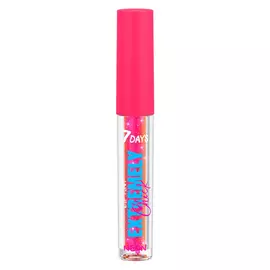 Тинт для губ 7 Days Extremely Chick светящийся с шиммером 201 Pop-rose 2,5 мл