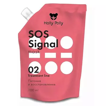 HOLLY POLLY Маска для волос экстра-питательная SOS-signal 100.0