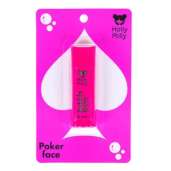 HOLLY POLLY Poker Face Бальзам для губ Bubble gum
