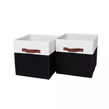 HOME ONE Коробки для хранения вещей тканевые стеллажные