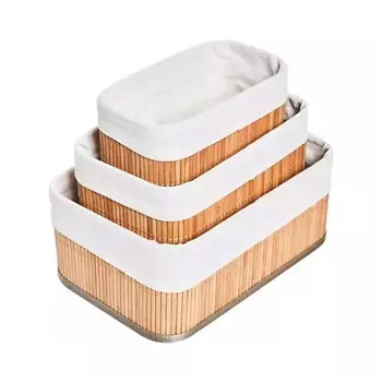 HOMIUM Корзины для хранения for Home, Eco, набор 3шт