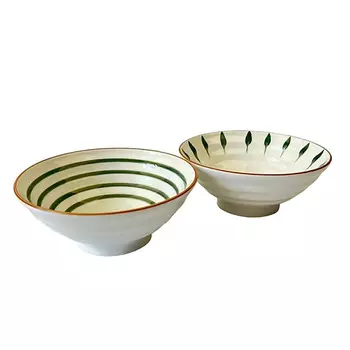 HOMIUM Набор тарелок Homium Kitchen Collection, глубокая, D20см (2шт полосы и 2шт капли), 4шт