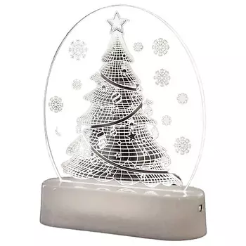 HOMIUM Светильник-LED Glow Art Елочка размер 13*3*17см теплый свет