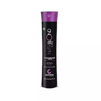 HONMA Кондиционер ухаживающий, тонирующий серибристо-голубой Nutriblond Care Silver Blue 300