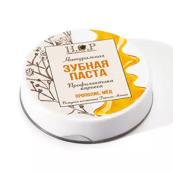 HOPMILL Зубная паста "Профилактика кариеса", натуральная 25.0