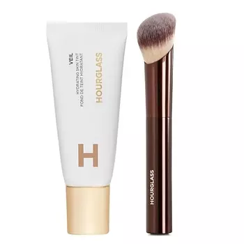 HOURGLASS Набор средств для лица Hydrating Skin Tint +Кисть