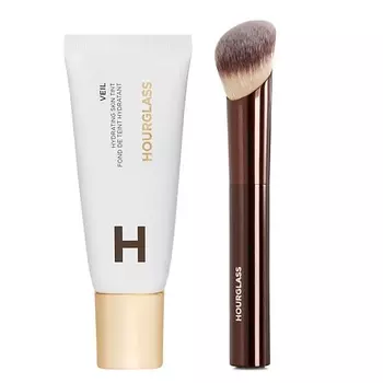 HOURGLASS Набор средств для лица Hydrating Skin Tint +Кисть
