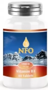Norwegian Fish Oil - Витамин Д3 1000 МЕ, 60 таблеток