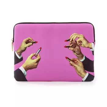 Чехол для ноутбука Seletti Laptop Bag Lipsticks Pink