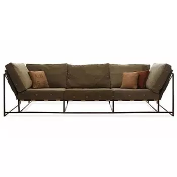 Диван Inheritance Sofa Olive Military Fabric