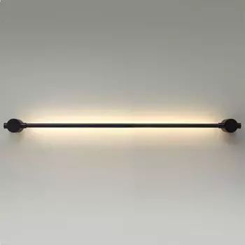 Черное светодиодное бра Trumpet tube Wide