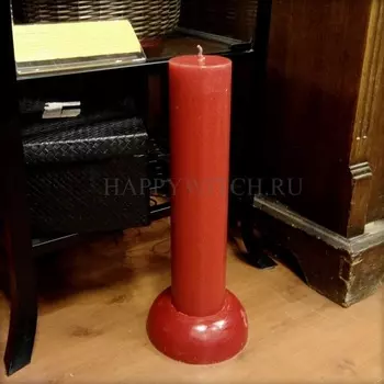 Алтарная красная свеча (40 см)