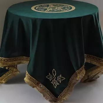Алтарное покрывало "Пророчество" (4 цвета) (синий)