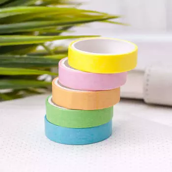 Набор клейкой ленты "Multicolor tone", rainbow, mix