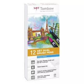 Набор маркеров Tombow ABT 12 цв, основные цвета