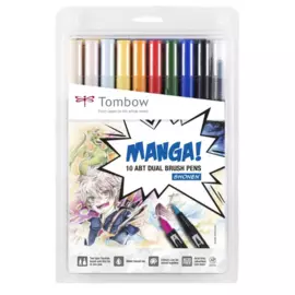 Набор маркеров Tombow ABT "Shonen" 10 цв, цвета Manga 1