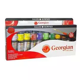 Набор масла Daler-Rowney "GEORGIAN" GOC Studio set 10 цв*38 мл