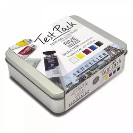Набор масла Sennelier Test Pack "Rive Gauche" 5 цв*21 мл, жестяная коробка