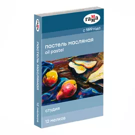 Набор масляной пастели Гамма "Студия" 12 цв