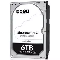 Жесткий диск 6TB SAS 12Gb/s Western Digital 0B36047 HUS726T6TAL5204 WD/HGST Ultrastar 7K6 (3.5’’, 256MB, 7200 RPM, 512E SE)