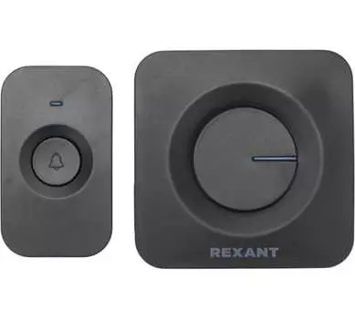 Звонок Rexant 73-0017 беспроводной дверной 52 мелодии IP56 (черный)