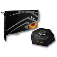 Звуковая карта PCI-E ASUS STRIX RAID PRO WOWGAMEBUNDLE Audio Processor - C-Media USB2.0 6632AX High-