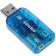 Звуковая карта USB 2.0 ASIA USB 6C V 849275 TRUA3D (C-Media CM108) 2.0 channel out 44-48KHz (5.1 virtual channel) RTL