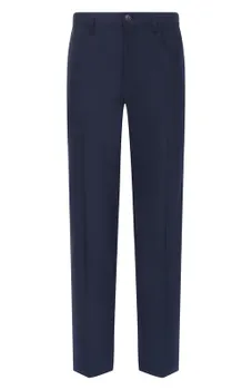 Брюки изо льна и шерсти Canali