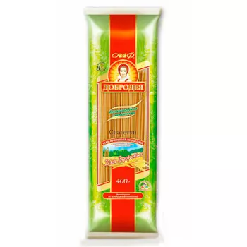 Макароны добродея 400г спагетти для здоровья
