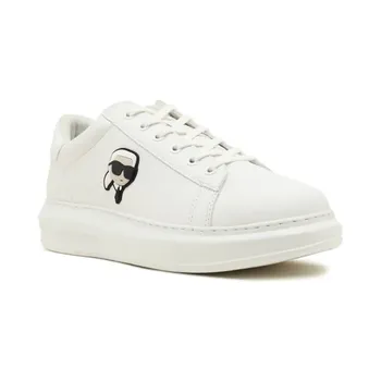 Кожаные кроссовки kapri karl nft lo кружевные Karl Lagerfeld, экрю